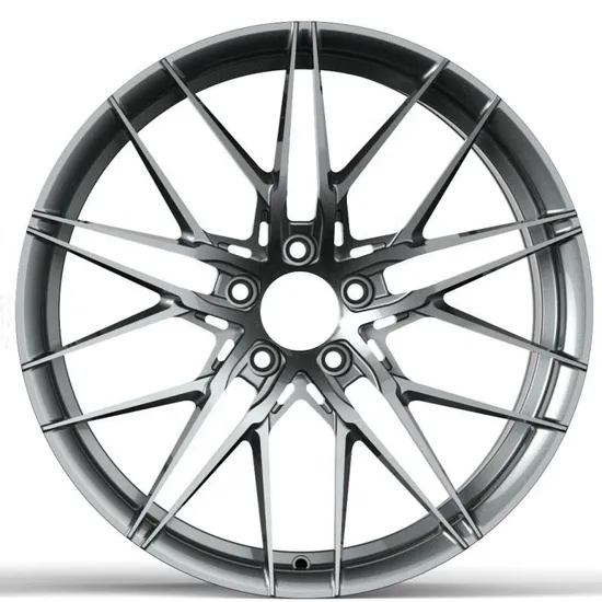 Casting A356 Aluminum Alloy Car Wheel 5 Holes Black Car Wheel Rims