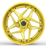 China Top Manufacturer Forged Car Spoke Hub Rims Gold Full Size Customized Aluminum Alloy Wheels for Porsche/Cayenne/Land Rover - Image 2