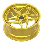 China Top Manufacturer Forged Car Spoke Hub Rims Gold Full Size Customized Aluminum Alloy Wheels for Porsche/Cayenne/Land Rover - Image 3