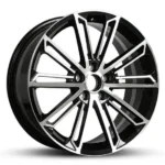 Classic Car Black Lightweight Aluminum Alloy Wheel Rims - Image 4