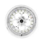 Classic Chrome 15 Inch 5X127 PCD Vintage Car Wheel Rims - Image 4