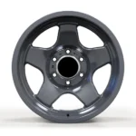 Concave 5 Spoke Grey Machine Face Aluminum Alloy Wheels - Image 2