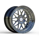 5X120 2-Piece Forged Red Center Polished Barrel Concave Alloy Wheels Rims