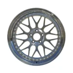 5X120 2-Piece Forged Red Center Polished Barrel Concave Alloy Wheels Rims - Image 4