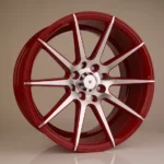 Custom Alloy Wheel Auto Parts Red Color Rims - Image 3