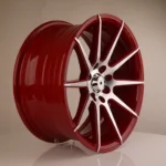 Custom Alloy Wheel Auto Parts Red Color Rims - Image 4