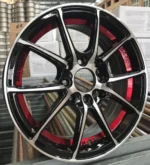 Custom Car Wheel Red Rim Lightweight Aluminum Wheels - Image 2