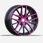 Custom New Design Auto Parts Cheap Price Replica Wheels Made in China Purple Replica Rims - Image 2