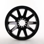 Custom R 17 18 19 20 21 Inch Alloy Forged 10j 5X112 Wheels Matt Black