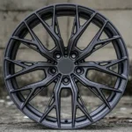 Customized Multispoke 20inch 5*114.3 Black Machine Face Aluminum Forged Alloy Passenger Car Wheels - Image 2