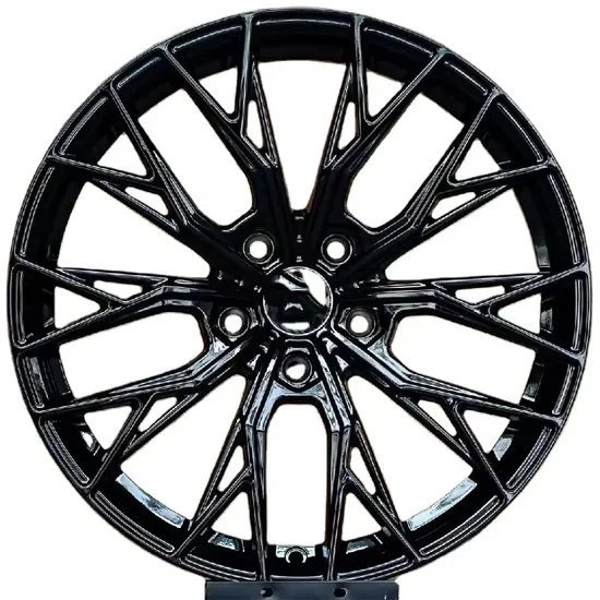 Customized Multispoke 20inch 5*114.3 Black Machine Face Aluminum Forged Alloy Passenger Car Wheels