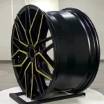 Customized Yellow Spokes 5*108 5*120 17-24inch Milled Letter Rims Car Alloy Wheels for BMW