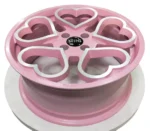 Cute Heart-Shaped Women Girl Lady Pink Custom OEM/Aftermarket Rims in Various Sizes Suitable for Various Luxury Cars.