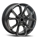 F S221 26inch Aluminum Forged Wheel Rim Black/Purple