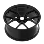 Black Machined 5-Hole Aluminum Alloy Car Wheel Rim - Image 3