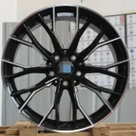 Black Machined Face Forged Car Rims for BMW - Image 2
