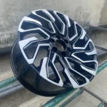 Flow Formed 6 Holes Black Machined Aluminum Car Rims - Image 2