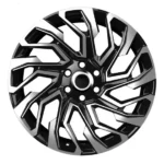 Flow Formed 6 Holes Black Machined Aluminum Car Rims - Image 4