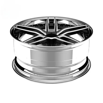 Forged Aluminum Alloy 17 18 Inch Car Wheels 2 Piece Forged Wheel 5X120 for Car Alloy Wheel Auto Parts Alloy Rim Steel Wheel Hub Car Wheel Car Accessories