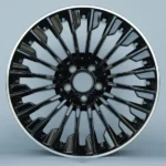 Forged 5 Holes Black Machined Lip Car Wheel Rims Mag - Image 2