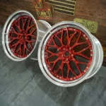 Forged Wheels 20 Inch 5X120 2 Piece Oy17054 Red Rim