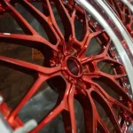 Forged Wheels 20 Inch 5X120 2 Piece Oy17054 Red Rim - Image 3
