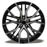 Gloss Black Machined 18 Inch 19 Inch 5X112 OEM Replacement Oy17081 Aluminum Alloy Wheel Rims - Image 2