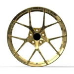 Golden Color Auto Parts Aluminum Alloy Car Wheels Suit for Various Cars - Image 2