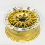 Golden Rivets Deep Dish 4X100 14 15 16 17 Inch Wheels 5X120 4 Hole 5 Hole Car Rims 5X114.3 Alloy Rim - Image 4