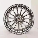 High Quality Car Alloy Wheel 15 16 17 Inch PCD 5X114.3 Deep Dish Wheel Rim Hyper Black - Image 2