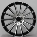 High Quality Durable 5 Holes Black Machined Aluminum Alloy Car Wheel - Image 4