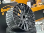 Light Weight 5 Holes Gloss Black Alloy Car Wheel - Image 2