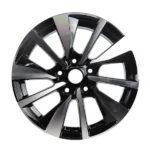 High Quality Silver Machined Face 5 Holes Replica Car Wheel Rims - Image 2