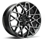 Hot Sale 16/17/18/19/20inch 20*85 Wholesale Car Accessories Replica Alloy Wheels with Matte Black Finish Options - Image 2