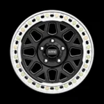 Black Silver Deep Dish Off-Road Car Wheel Rims - Image 3
