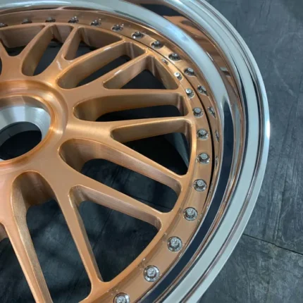 Hot Selling Car Wheels Oy17053 3 Piece Split Rims Custom Forged Alloy Wheel Rim Bright for Replace