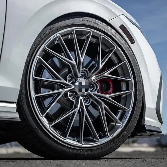 Hyper Black Painting Color R18 Size Aftermarket Car Wheel Rim