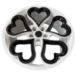Ladies' Cute Heart-Shaped Purple Wheel Rims Suitable for Various Luxury Car Sizes - Image 2