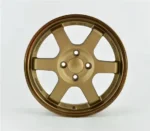 Lexury Hot Golden Full Painting Car Mag 8X100/114.3 4X114.3 14 15 17 Inch Alloy Rims for Sale - Image 2