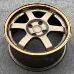 Lexury Hot Golden Full Painting Car Mag 8X100/114.3 4X114.3 14 15 17 Inch Alloy Rims for Sale - Image 4