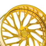 Luxury Staggered Mesh Golden Auto Alloy Car Rims Wheels - Image 3