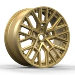 Luxury Staggered Mesh Golden Auto Alloy Car Rims Wheels - Image 4