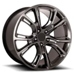 Machined Face Black Truck Alloy Wheel Rim 20 22 24 Inch 22X9 22X10 24X10 Aluminum Forged Wheel Customized