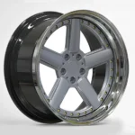 Made in China Aluminum Alloy Wheel Rims Polished Face and Lip 18 19 20 21 22 23 24 Inch Forged Wheels - Image 3