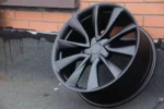Matte Black Bronze 5 Holes Multi Spokes Aluminum Car Wheel