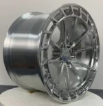 Monoblock Forged 5H Silver Polished Alloy Wheel Rims for Car - Image 2