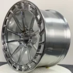 Monoblock Forged 5H Silver Polished Alloy Wheel Rims for Car - Image 3