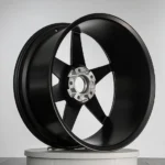 Multi Spoke Black Aluminum Alloy Car Rim Satin Black 5 Holes Passenger Car Wheel - Image 3