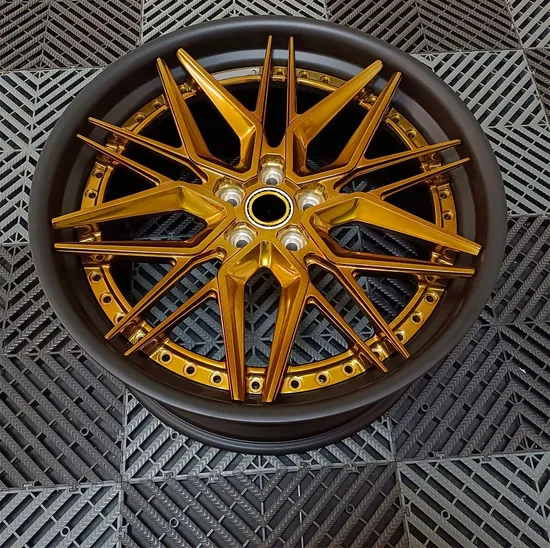 New-Car-Alloy-Wheel-Golden-Spoke-Hub-17-18-19inch-5-112-6-139-7-Rim-Wheel New Car Alloy Wheel Golden Spoke Hub 17/18/19inch 5*112 6*139.7 Rim Wheel - Image 1