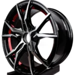 New Design Red Lip Aluminium Alloy Wheels 4 5 Holes Passenger Car Alloy Wheels - Image 3
